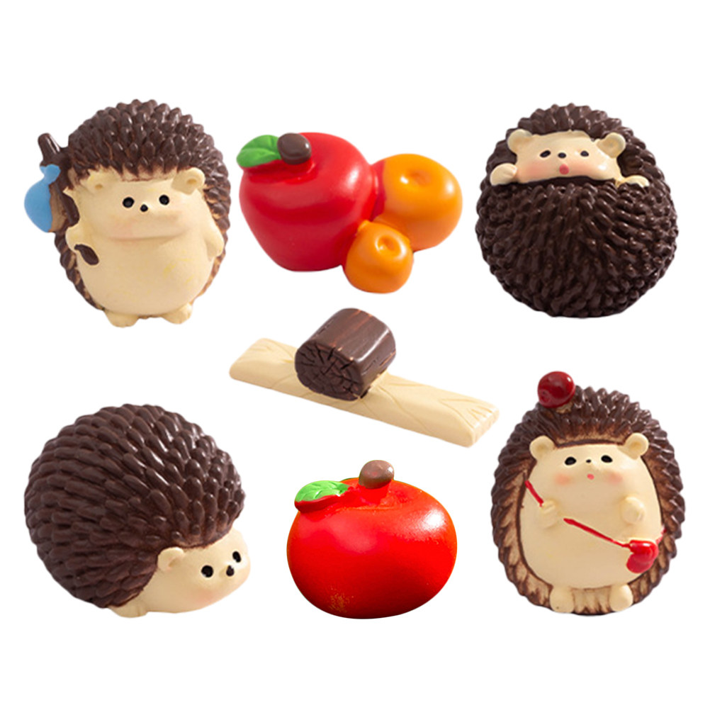 Bonsai Garden For Desk - 7Pcs Resin Animal Ornaments For Garden