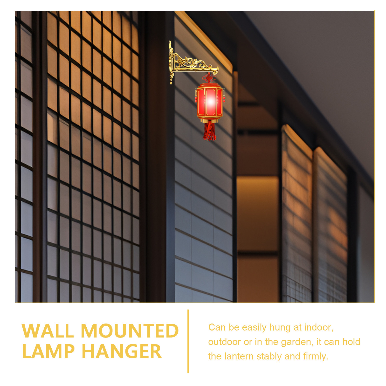 Hanging Lantern Bracket Sturdy - đánh giá và giá Bonsai Garden Wall