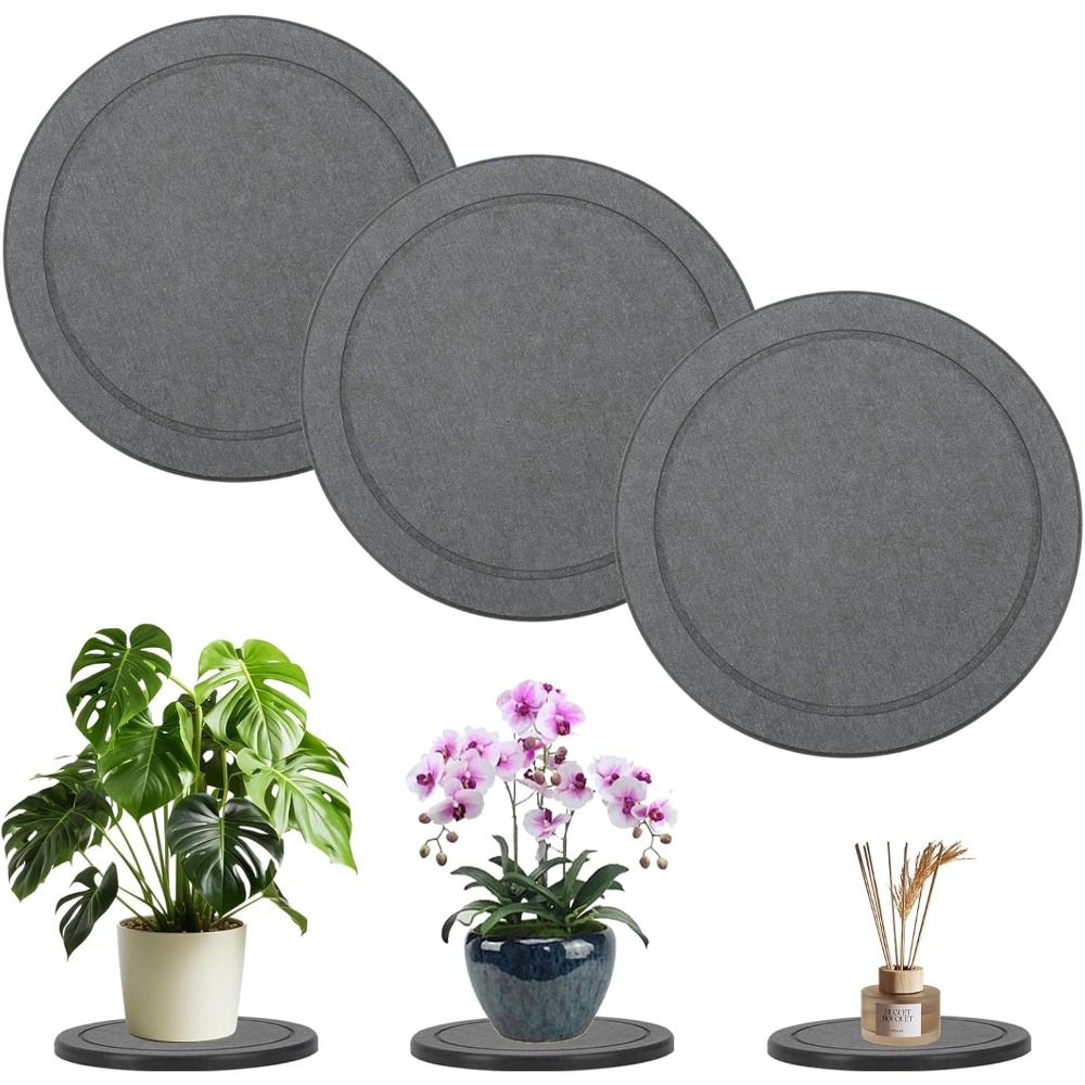 3Pcs/Set Diatomaceous Earth Pl - đánh giá và giá Drip Tray Saucer