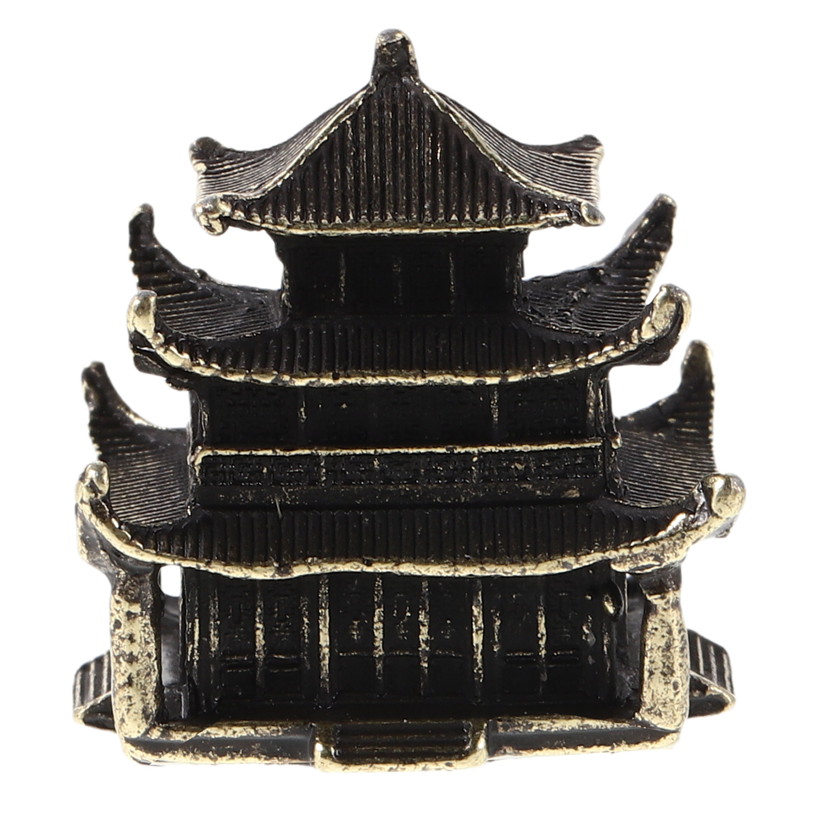 Mini Brass Pagoda Ancient Pavi - đánh giá và giá Bonsai Garden For Desk