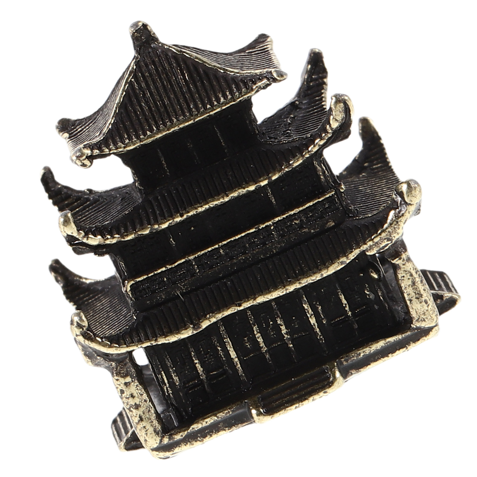 Mini Brass Pagoda Ancient Pavi - đánh giá và giá Bonsai Garden For Desk