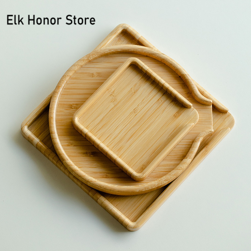 Chinese Bamboo Food Tray Puer  - đánh giá và giá Bonsai Garden Chinese Garden