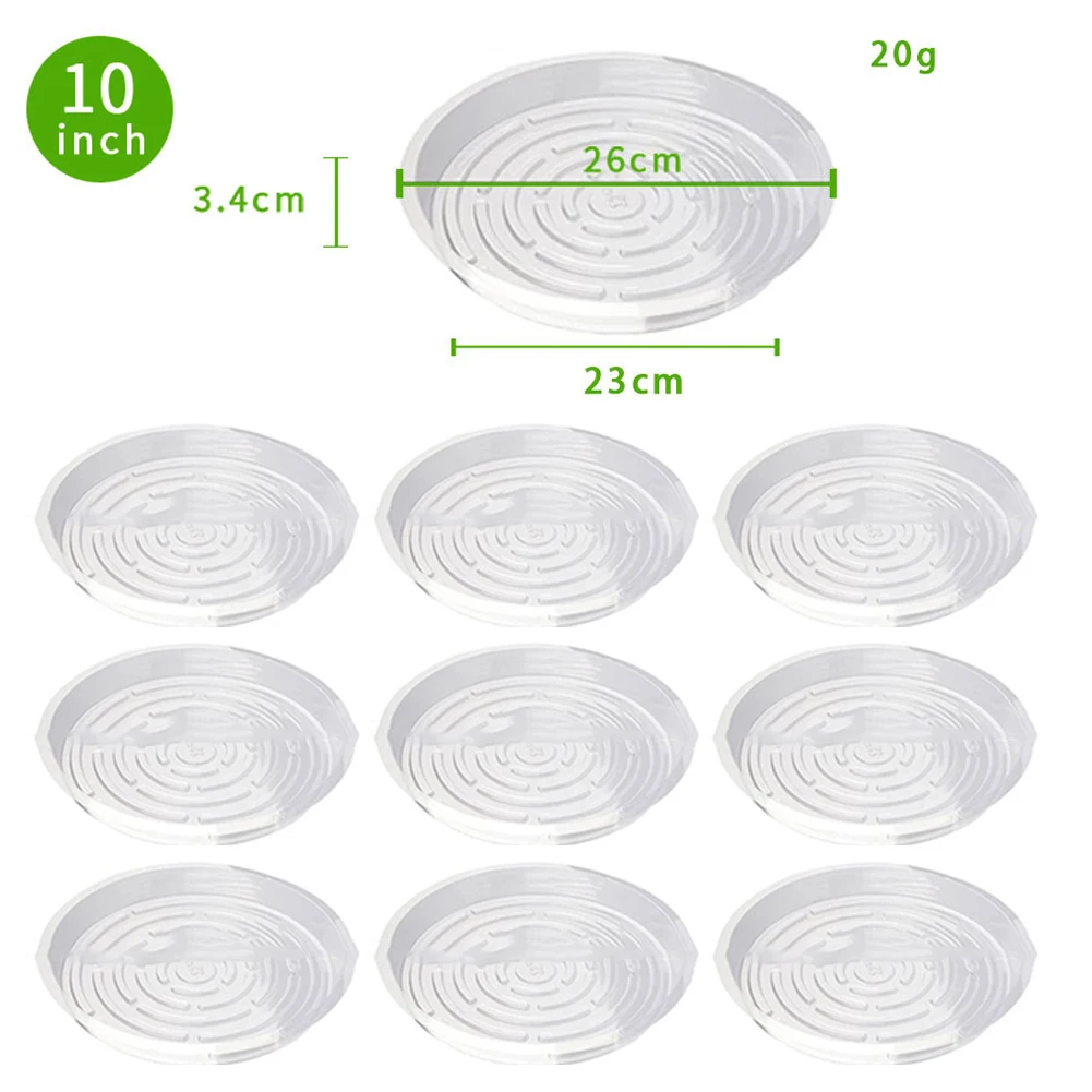 10/24pcs Plastic Plant Saucer  - đánh giá và giá Drip Tray Saucer