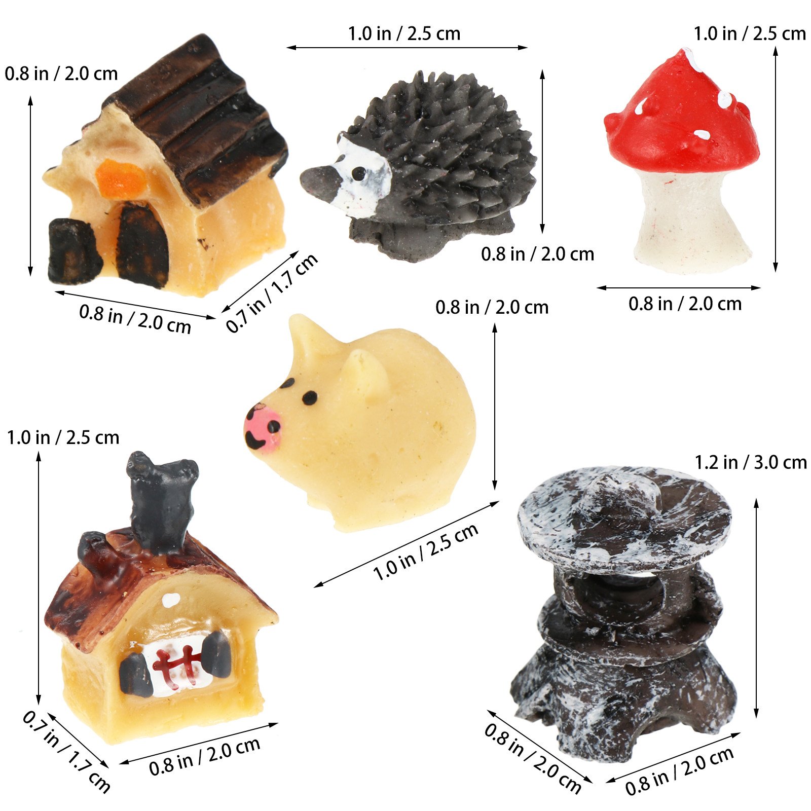 30Pcs Resin Mini Succulent Dec - đánh giá và giá Bonsai Garden For Desk