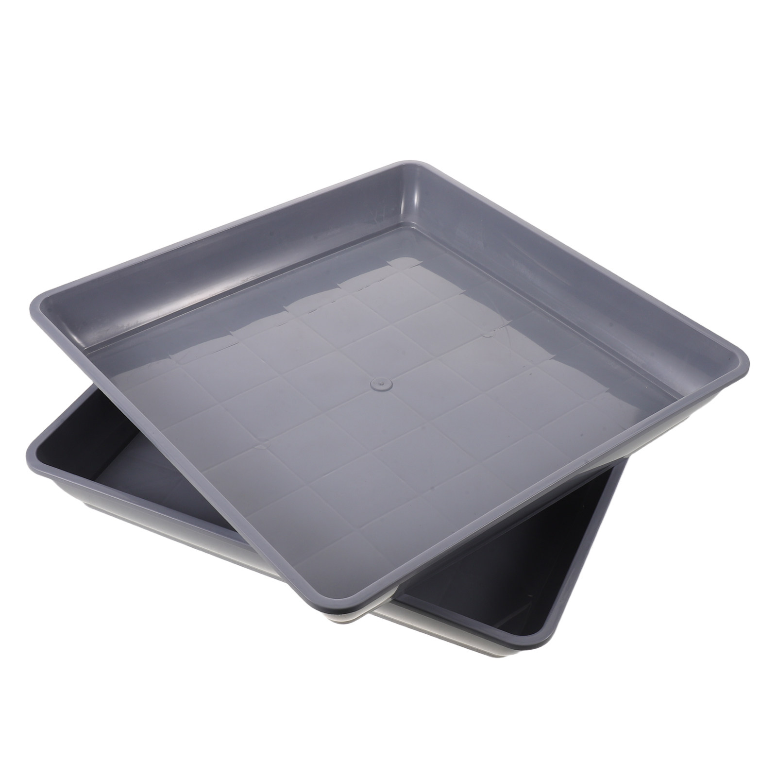 2Pcs Square Plastic Plant Pot  - đánh giá và giá Drip Tray Saucer