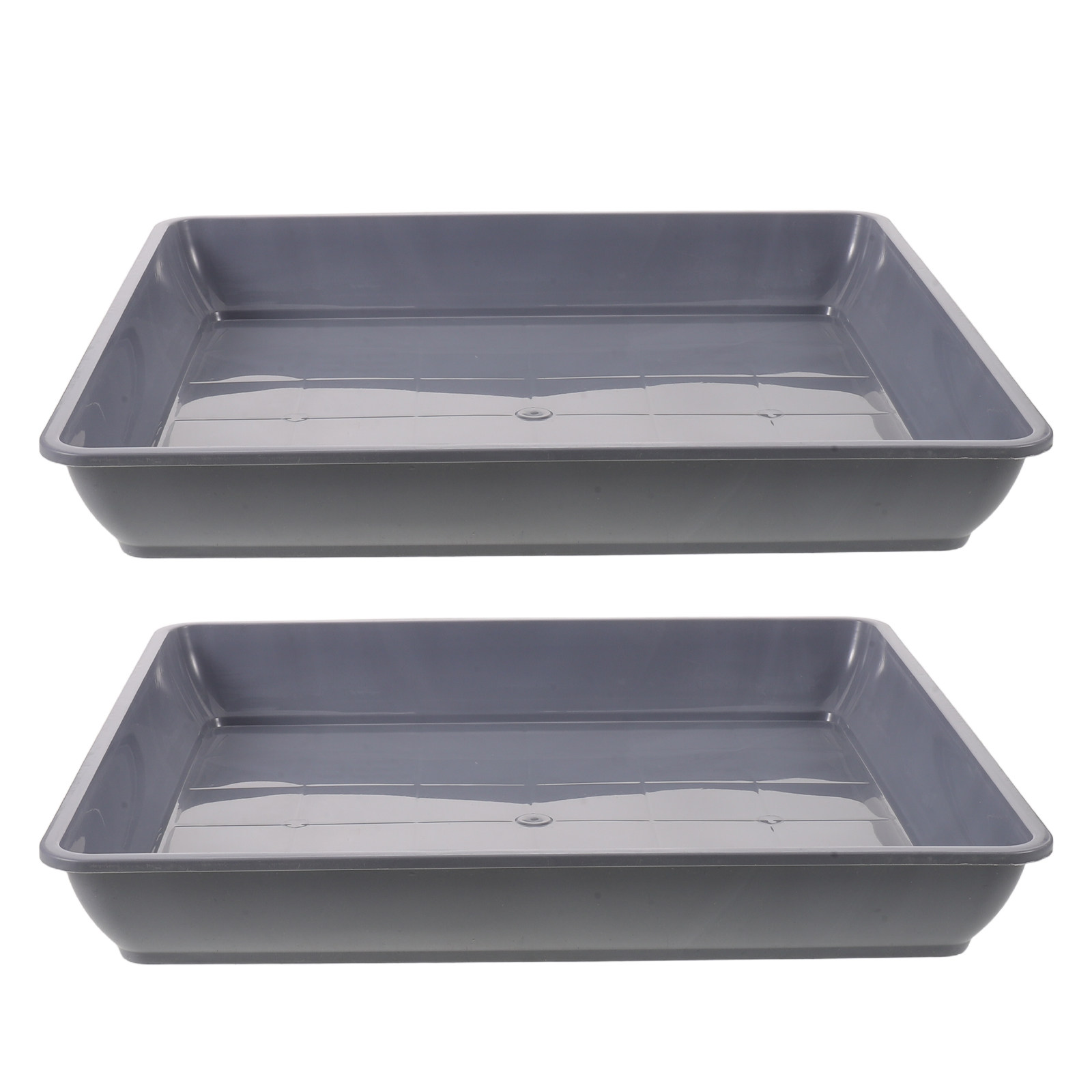 2Pcs Square Plastic Plant Pot  - đánh giá và giá Drip Tray Saucer