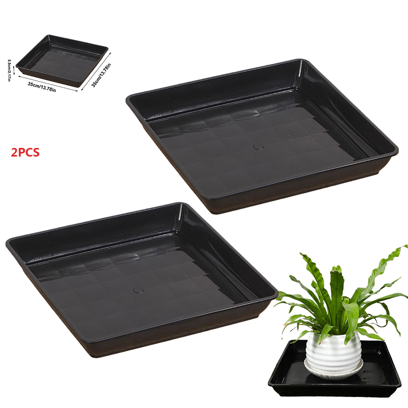 2 Pcs Flower Pot Base Thickene - đánh giá và giá Drip Tray Saucer