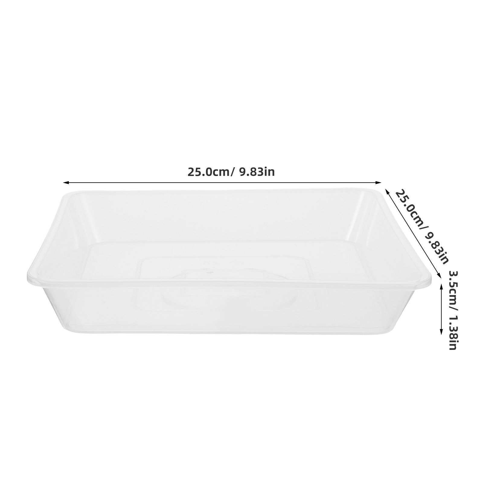4Pcs Clear Square Plant Saucer - đánh giá và giá Drip Tray Saucer