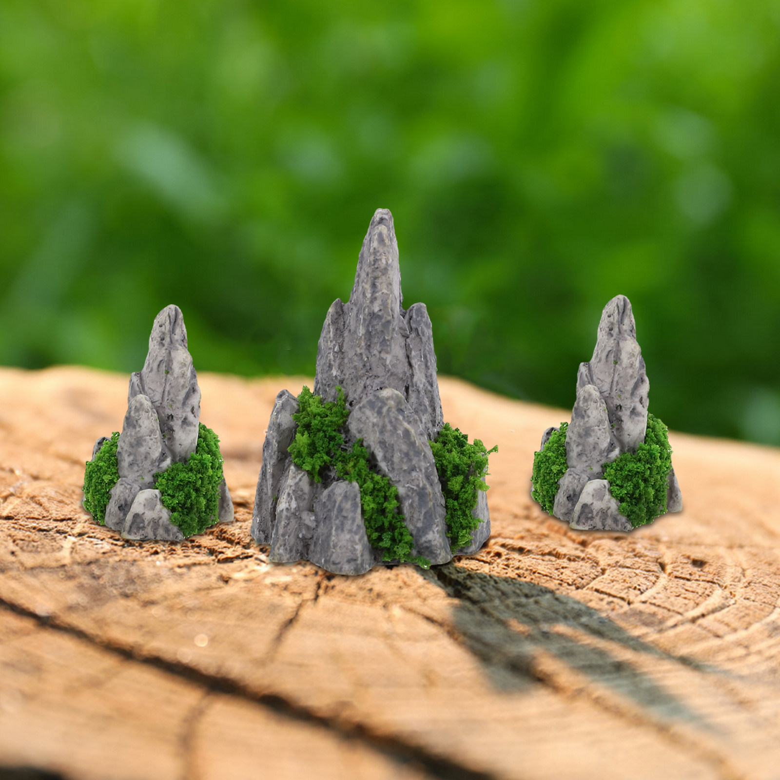 8Pcs Mini Resin Rockery Orname - đánh giá và giá Bonsai Garden For Desk