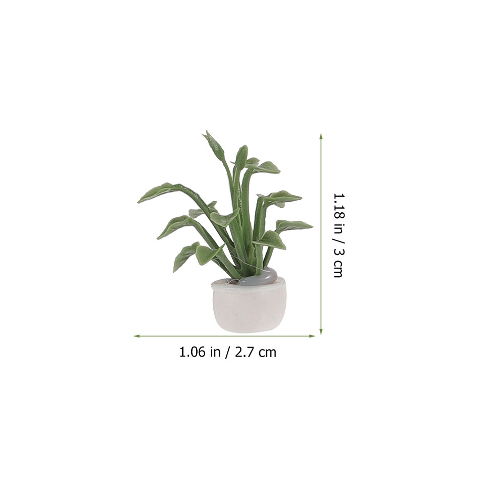 9Pcs Miniature Potted Plant Re - đánh giá và giá Bonsai Garden For Desk